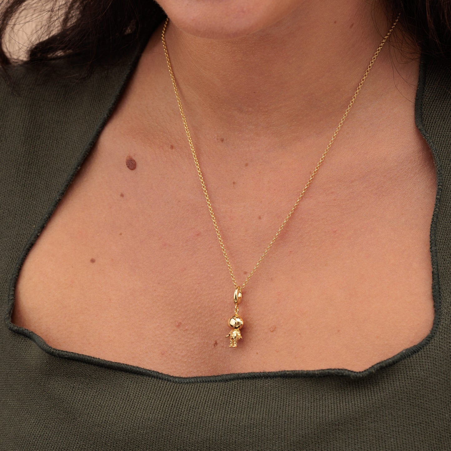 Gold Plated Astronaut Charm
