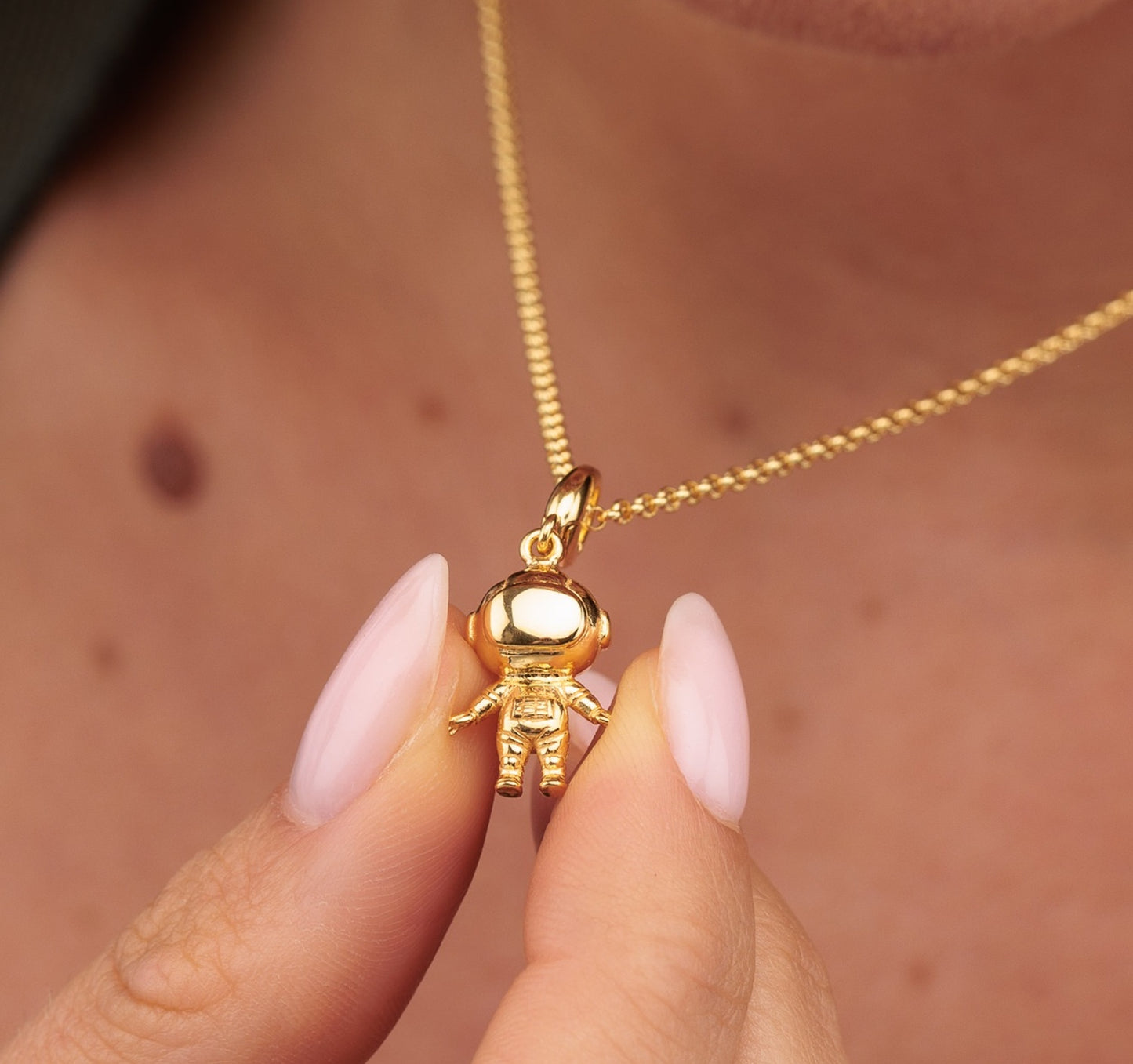 Gold Plated Astronaut Charm