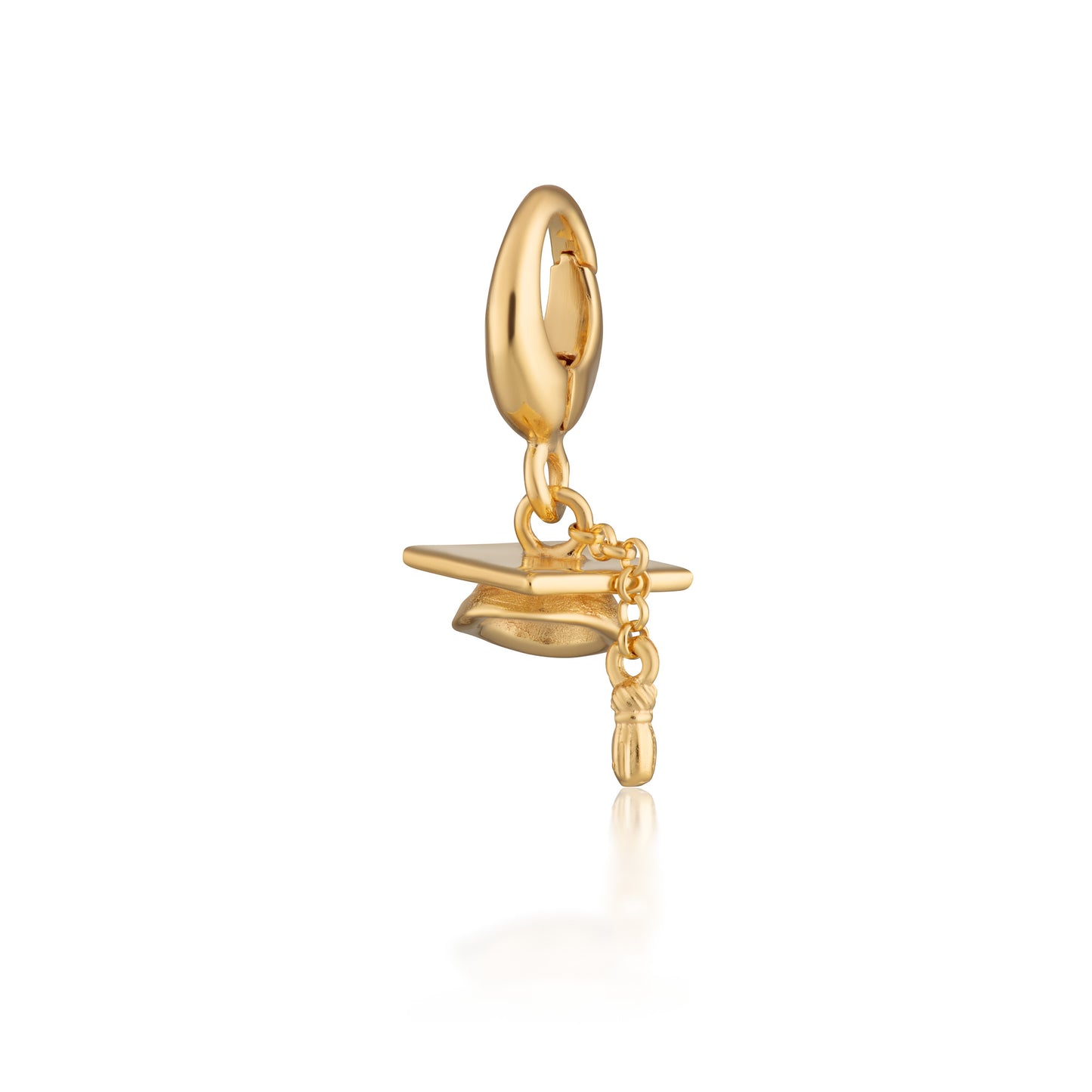 Gold Graduation Hat Charm