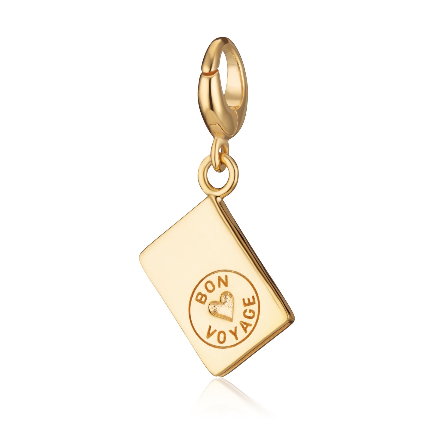 Gold Passport Charm