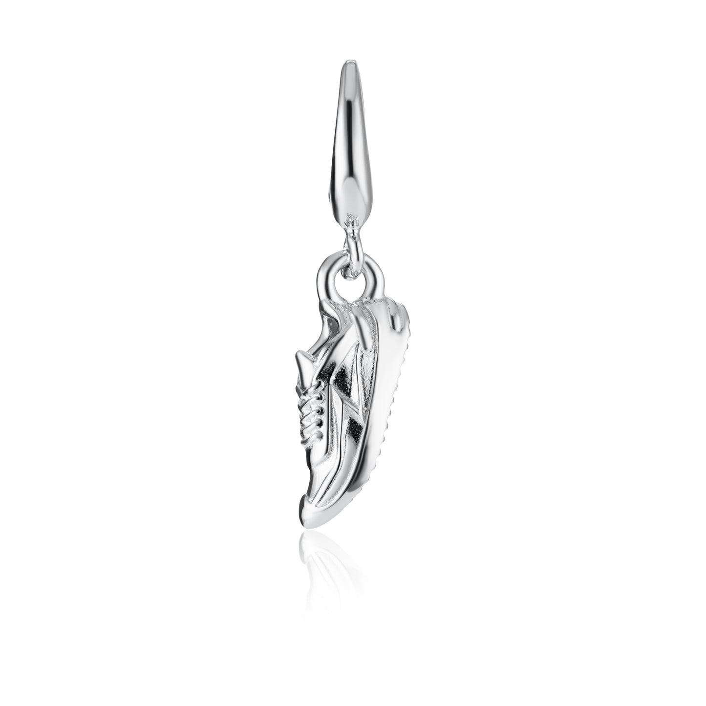 Silver Running Trainer Charm