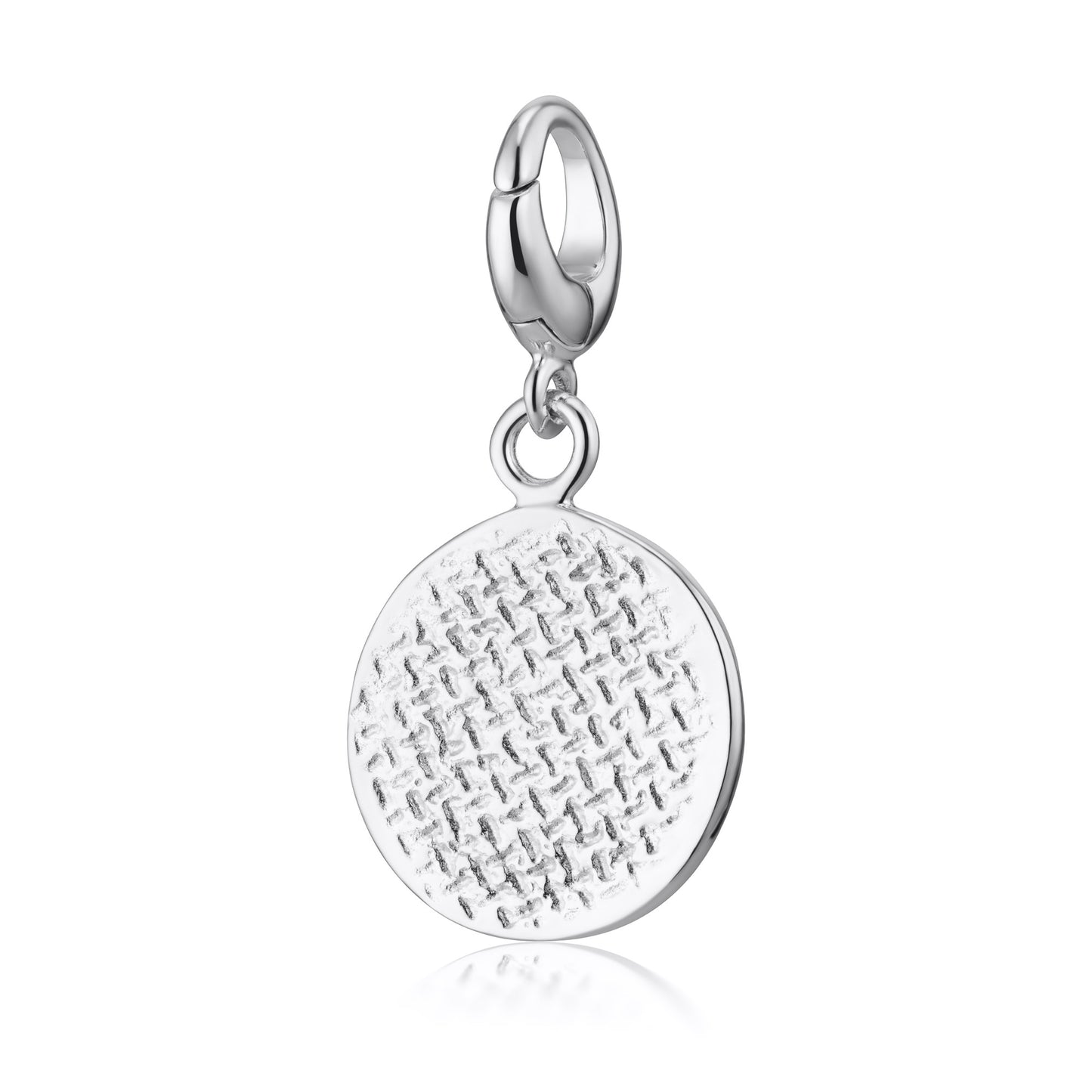 Silver Digestive Biscuit Charm
