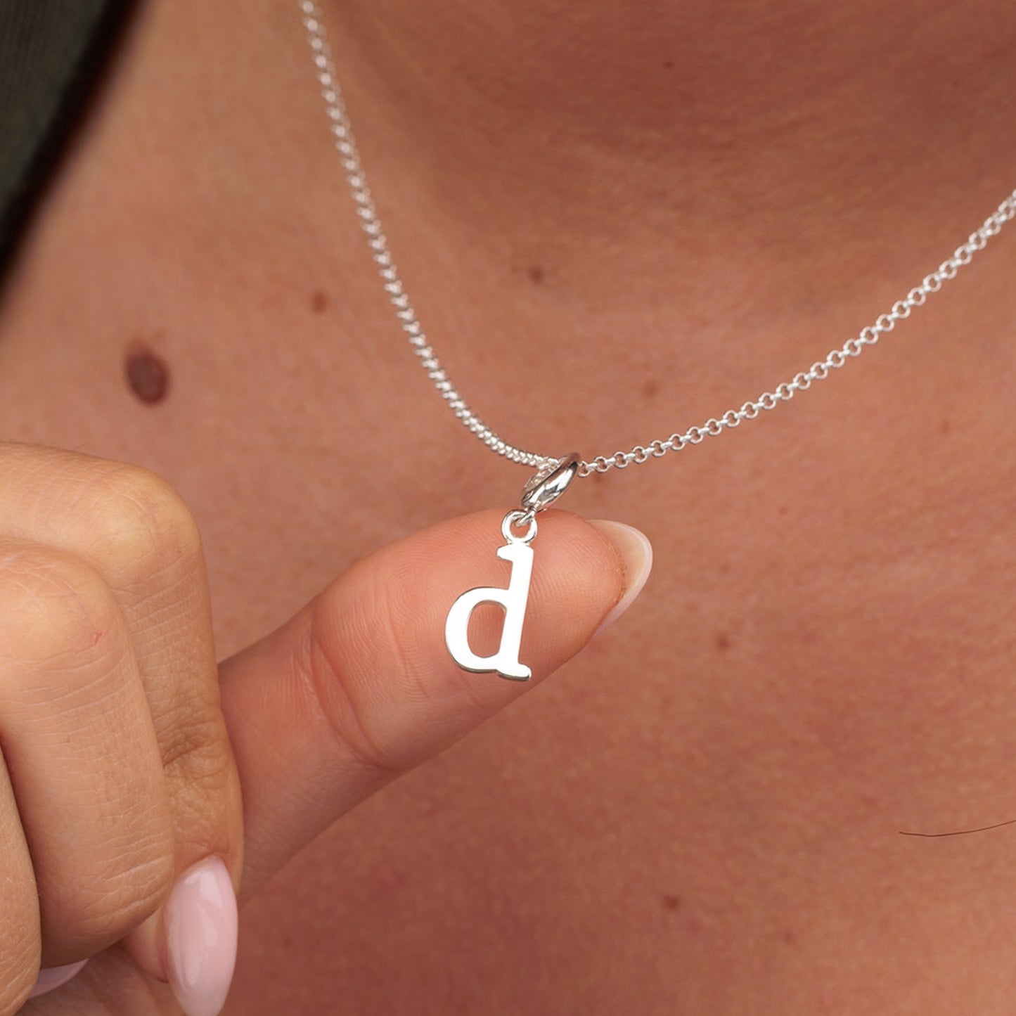 Silver Letter Charms
