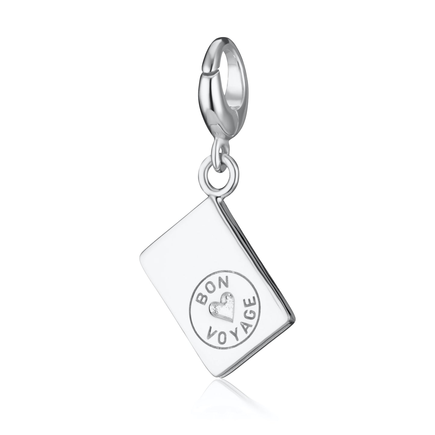 Silver Passport Charm