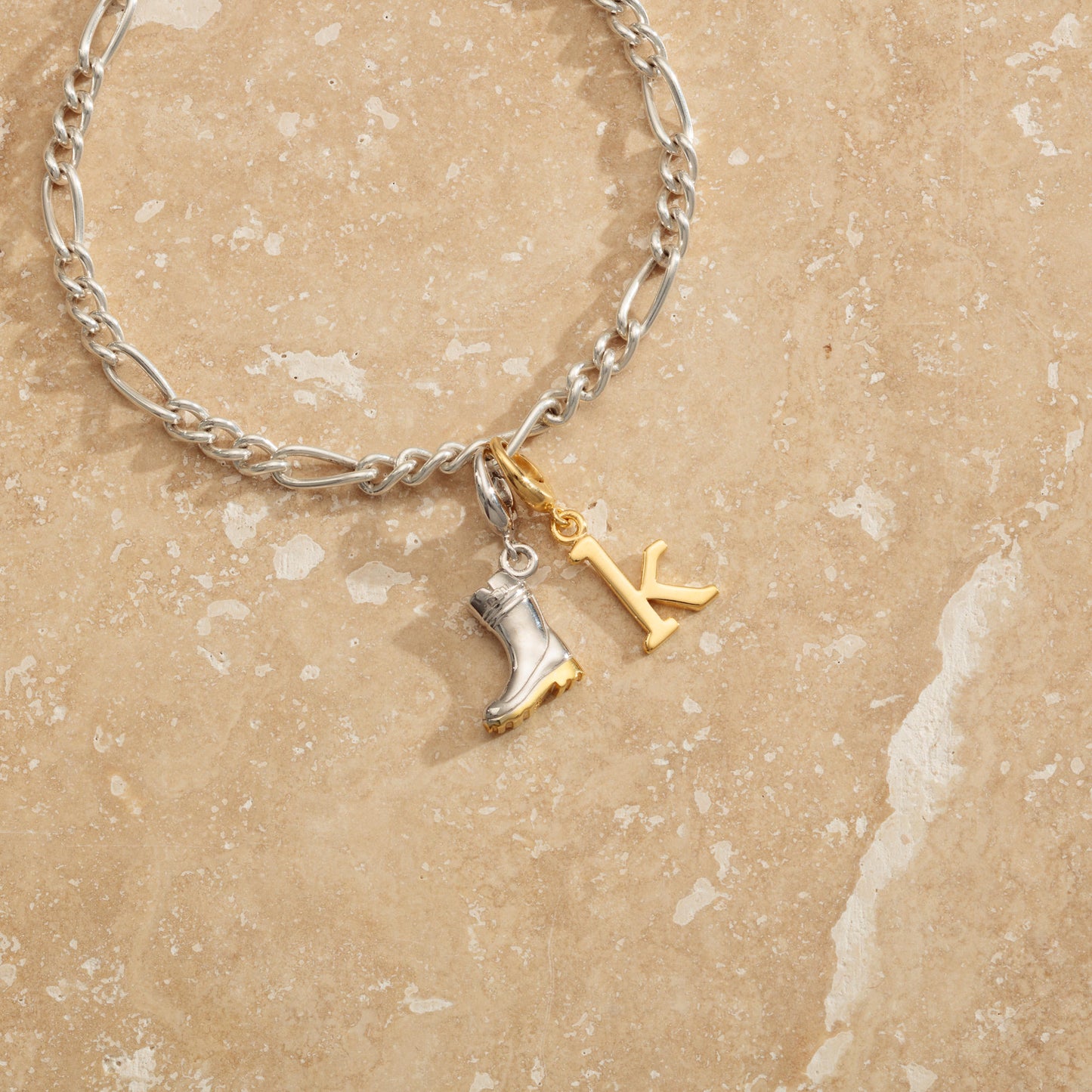 Silver Wellington Boot Charm