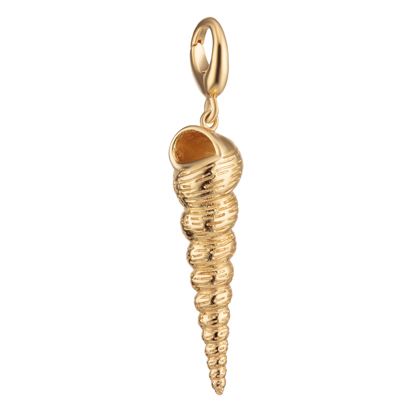 Gold Plated Spire Shell Charm