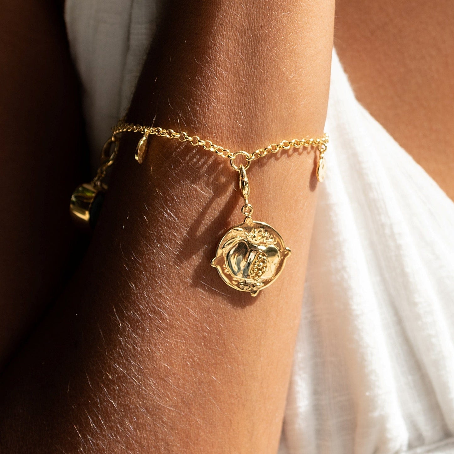 Gold Plated Goddess of Women & Mothers Hera Charm