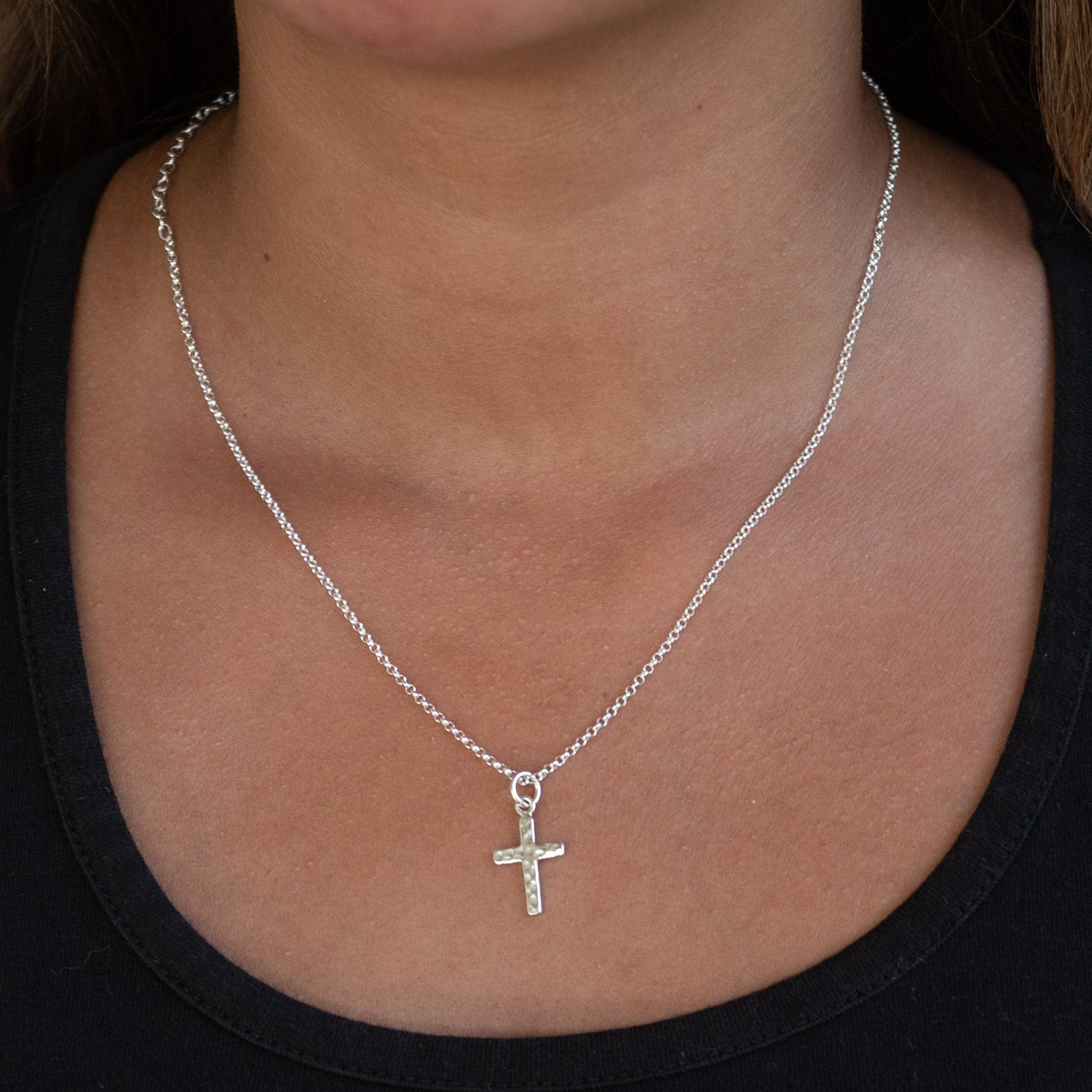 Silver Cross Charm | Silver Charms by Lily Charmed