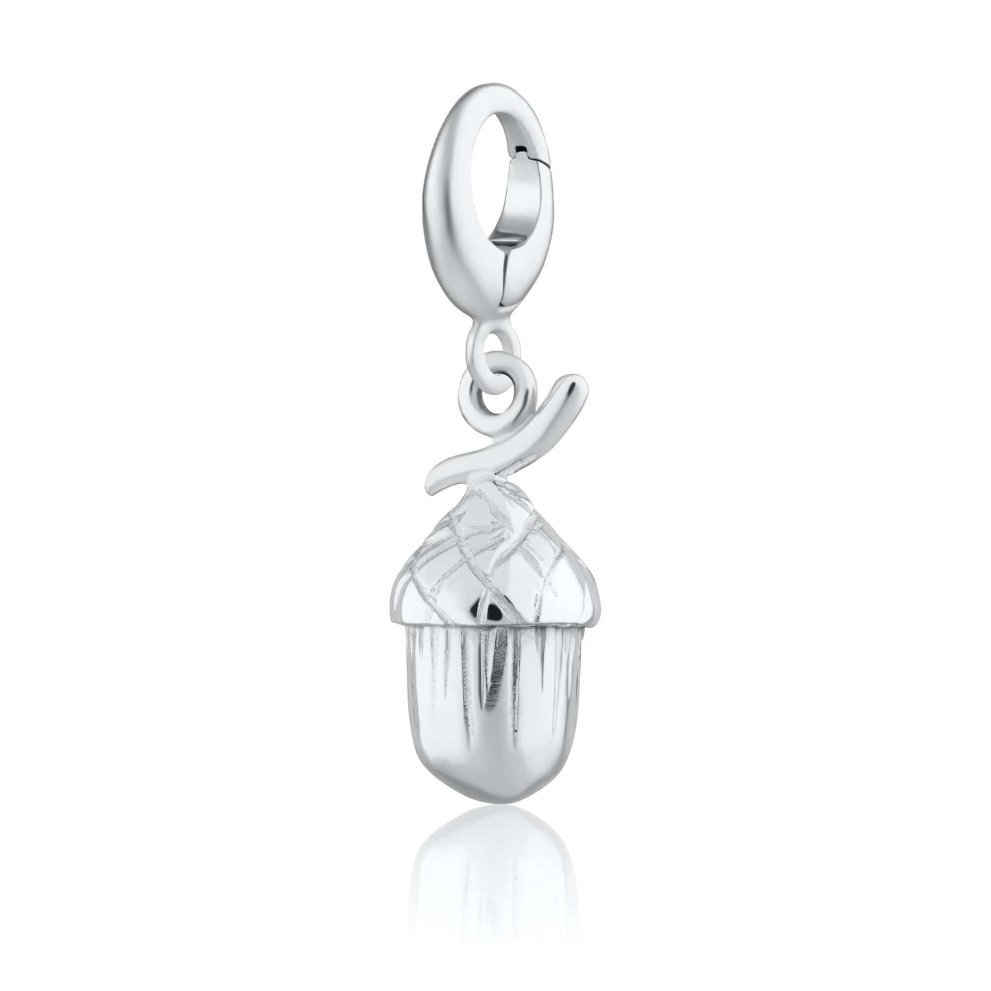 Silver Acorn Charm - Lily Charmed