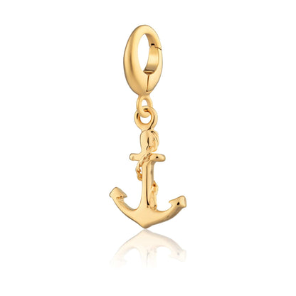 Gold Anchor Charm | Nautical Charms | Lily Charmed