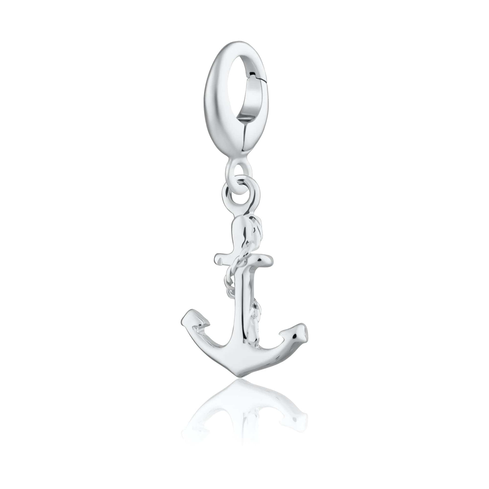 Silver Anchor Charm - Lily Charmed