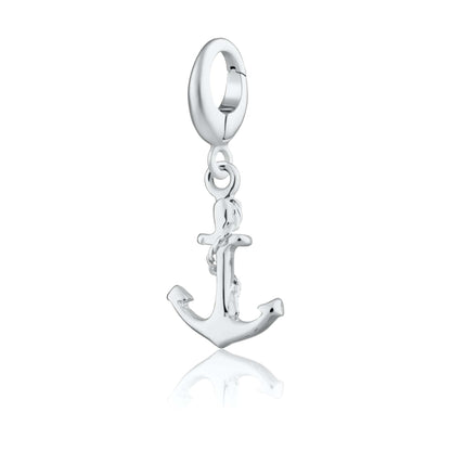 Silver Anchor Charm - Lily Charmed