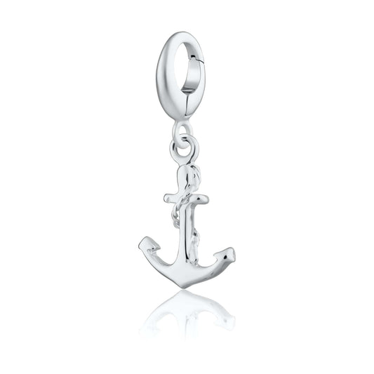 Silver Anchor Charm - Lily Charmed