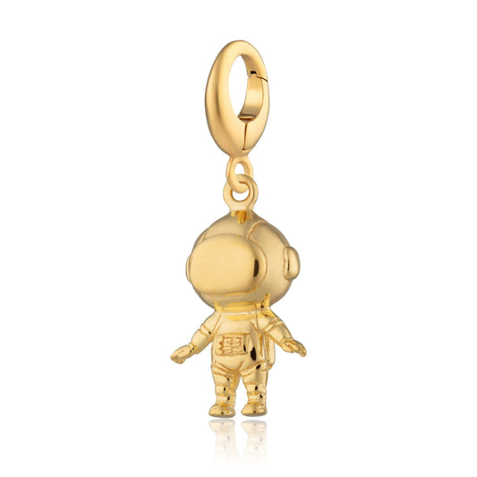 Gold Plated Astronaut Charm | Celestial Charms | Lily Charmed