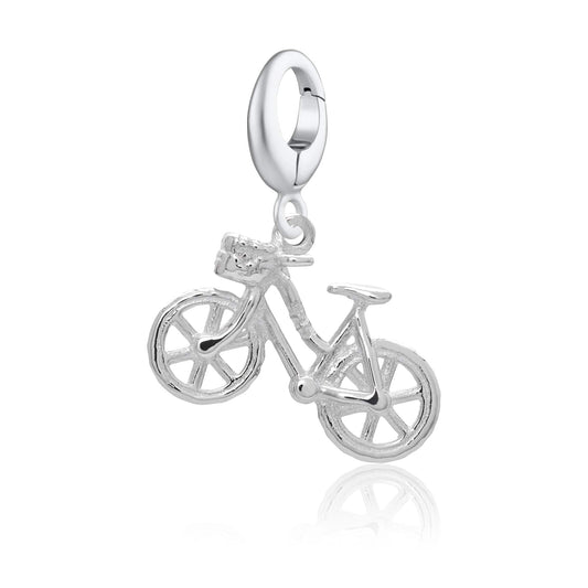 Silver Bicycle Charm | Silver Charms by Lily Charmed