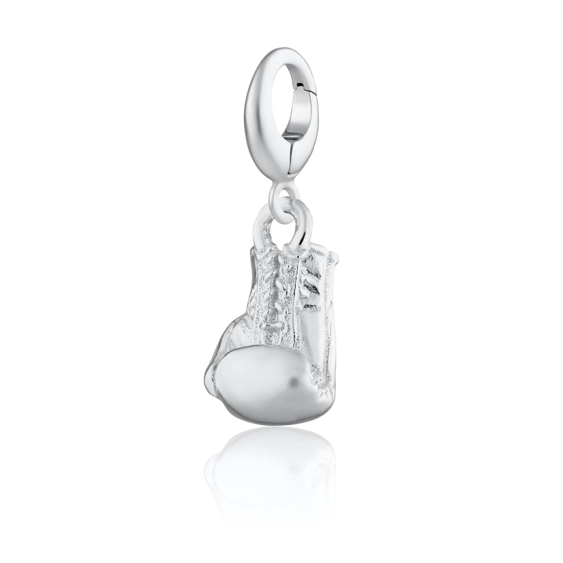 Silver Boxing Glove Charm by Lily Charmed