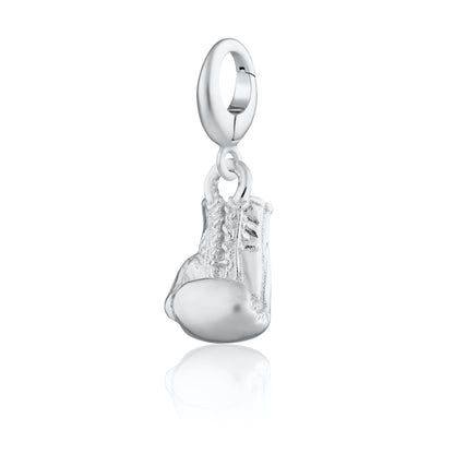 Silver Boxing Glove Charm by Lily Charmed