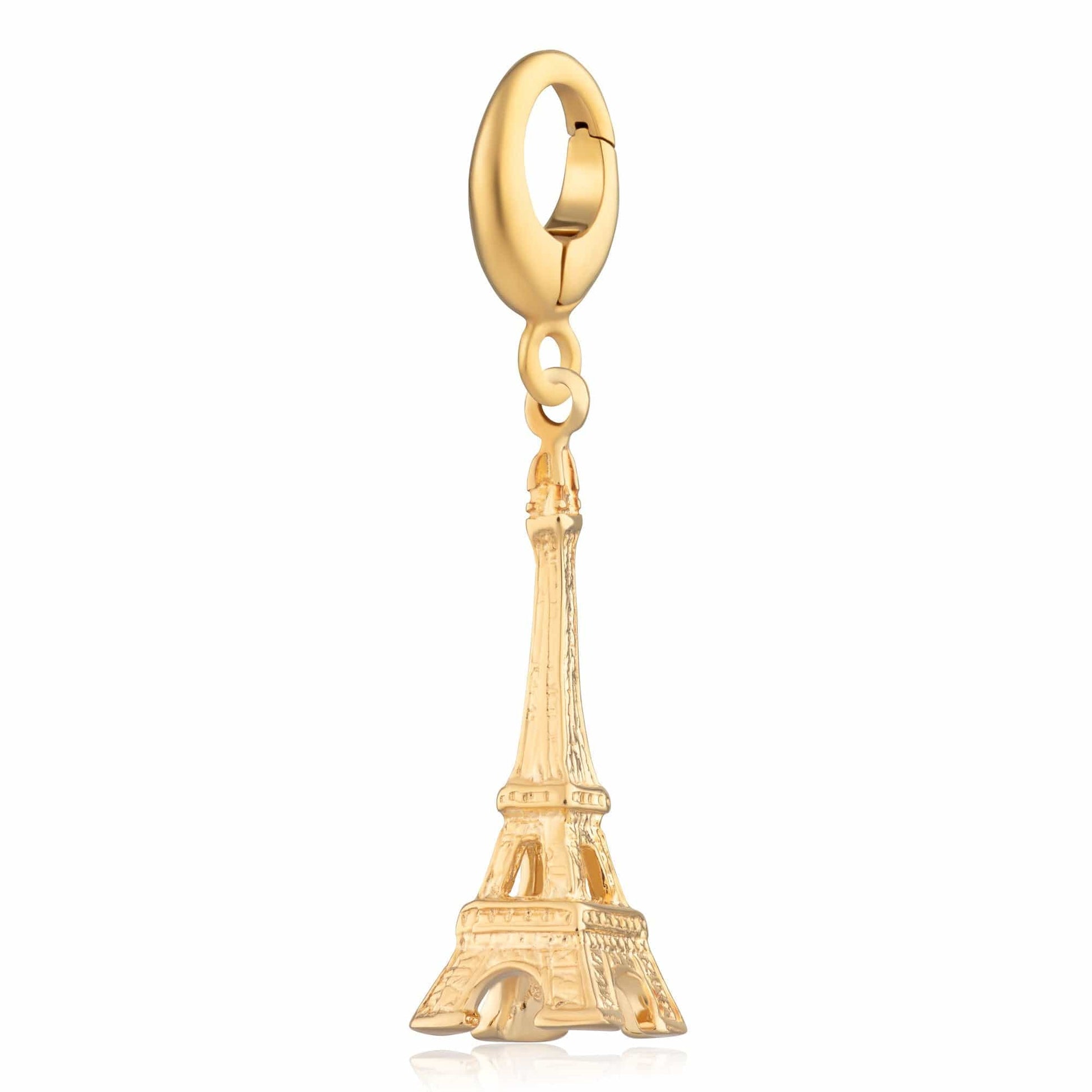 Gold Plated Eiffel Tower Charm by Lily Charmed