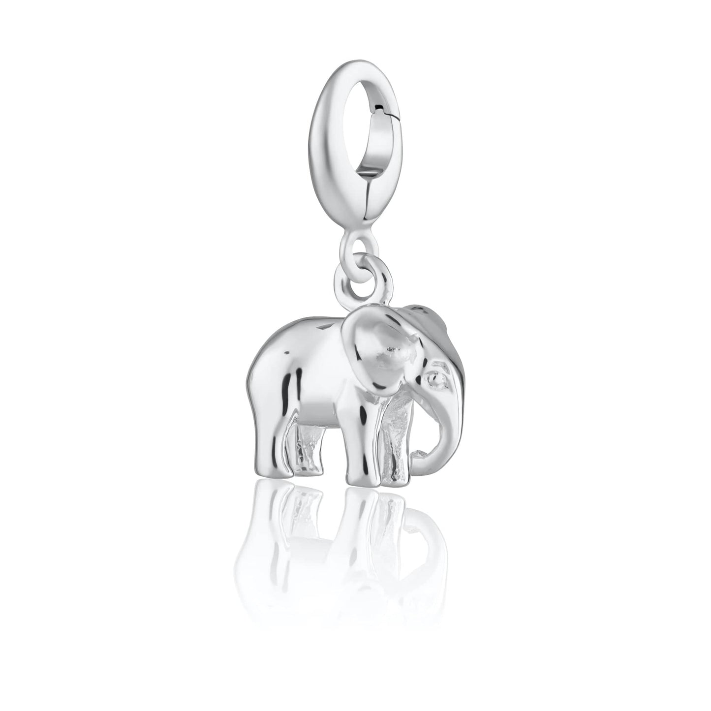 Silver Elephant Charm - Lily Charmed