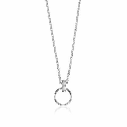 Silver Charm Capture Necklace