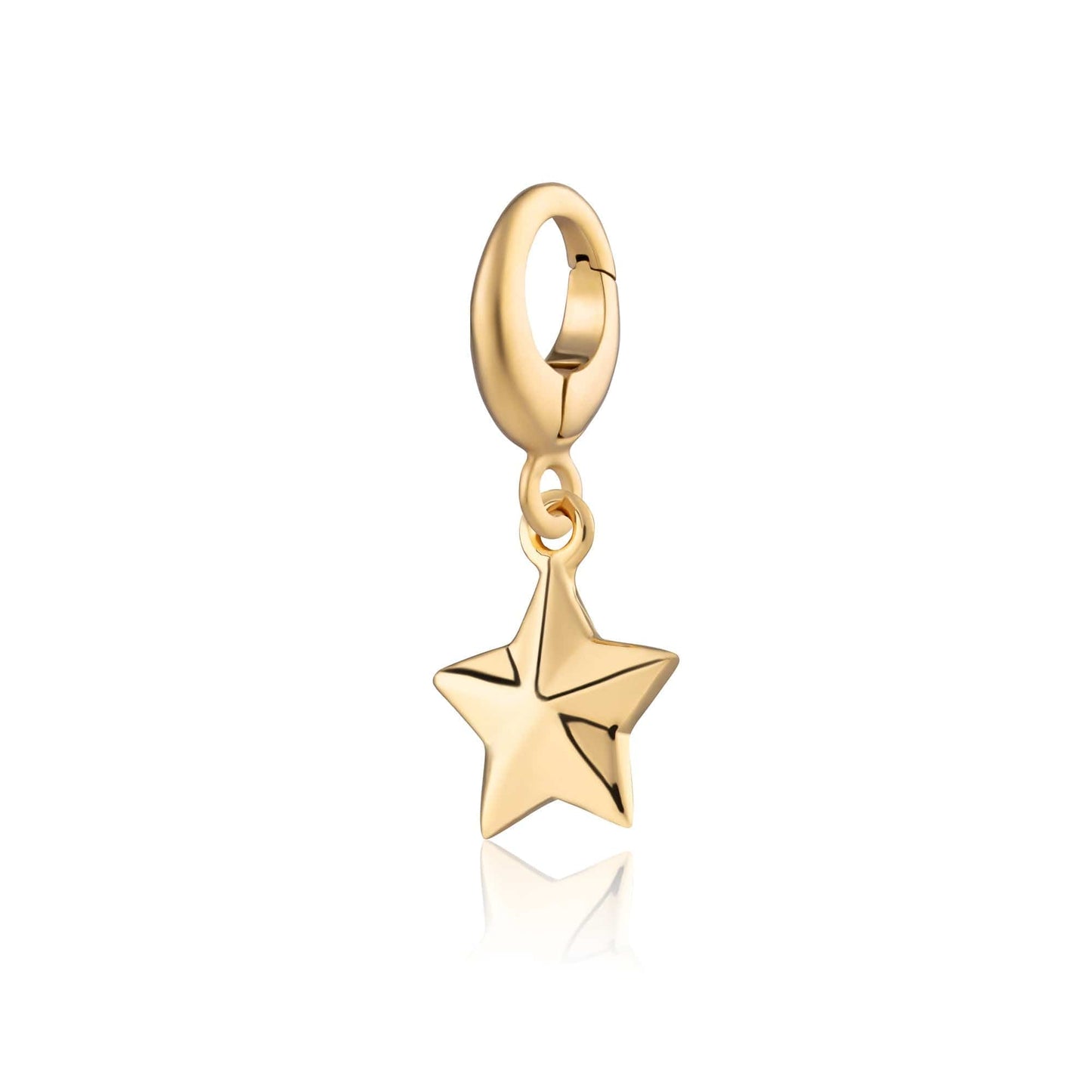 Gold Faceted Star Charm | Celestial Charm | Lily Charmed