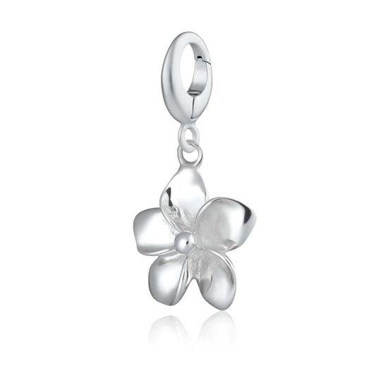 Silver Flower Charm