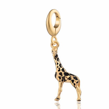 Gold Giraffe Charm | Animal Charm | Lily Charmed