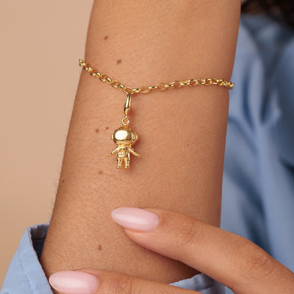 Gold Plated Astronaut Charm