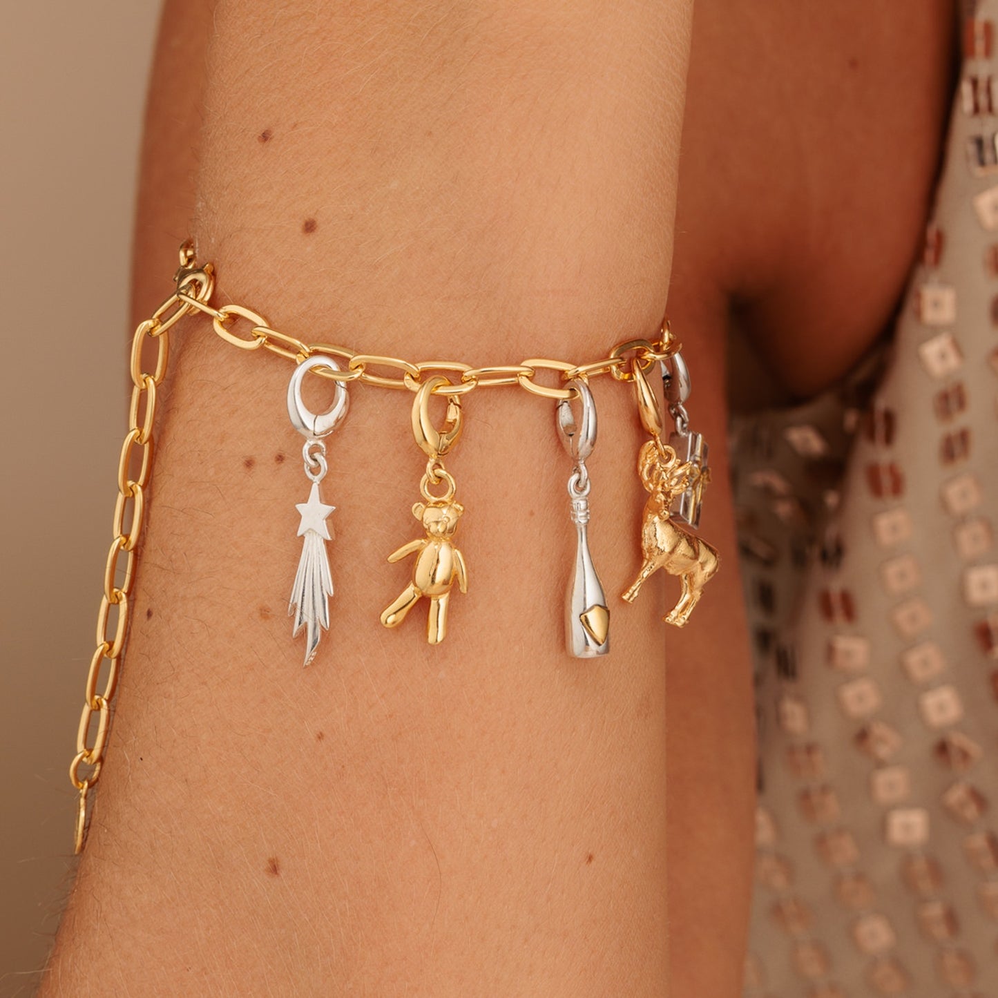 Silver Shooting Star Charm