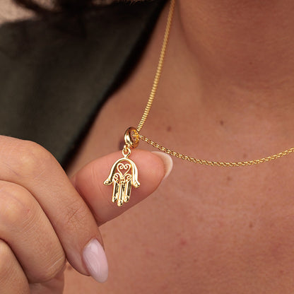 Gold Plated Fatima Hand Charm