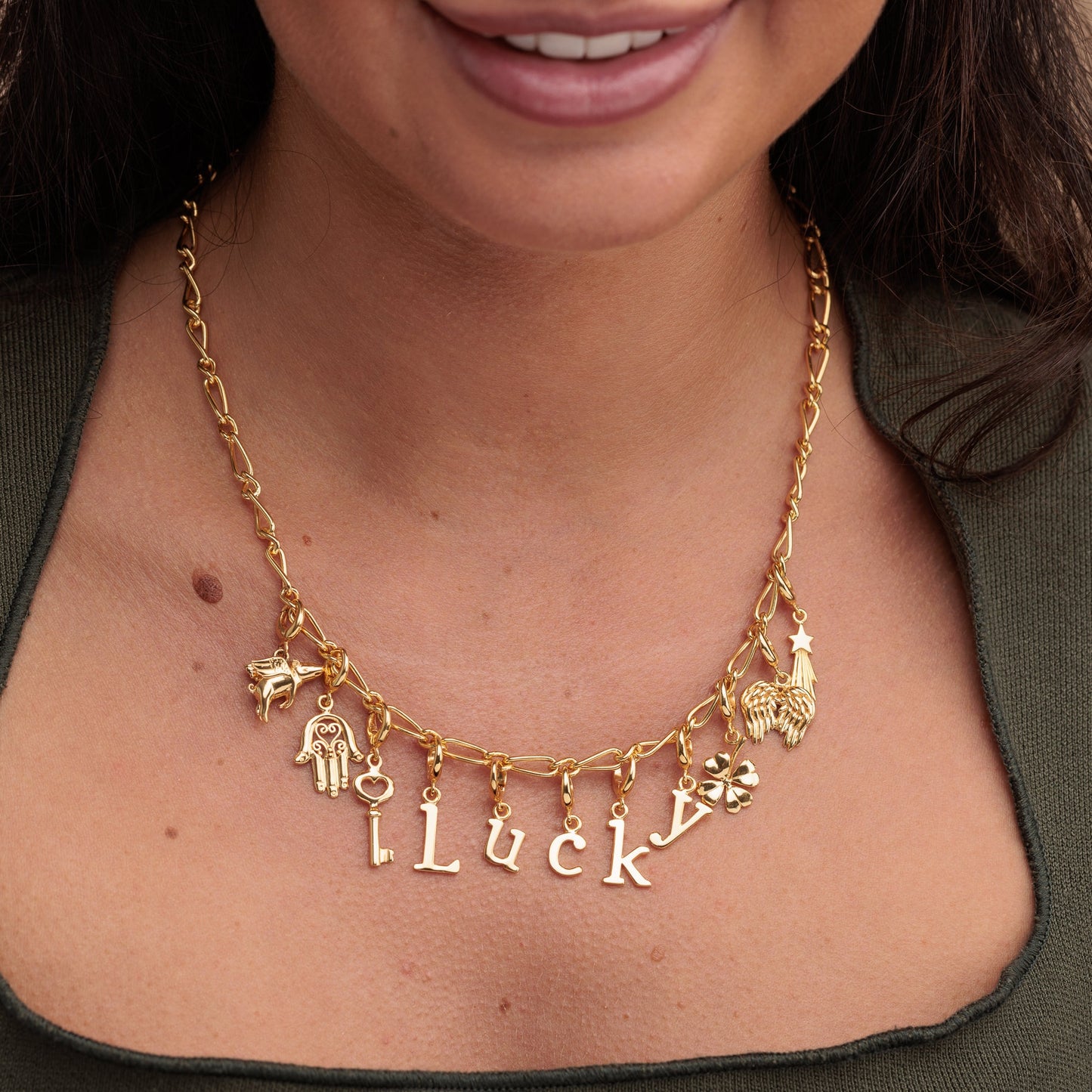 Gold Plated Flying Pig Charm