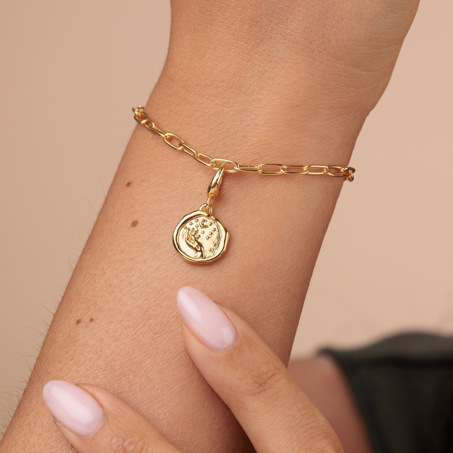 Gold Plated Manifest Magic Charm