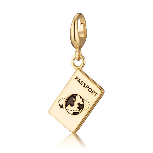 Gold Passport Charm
