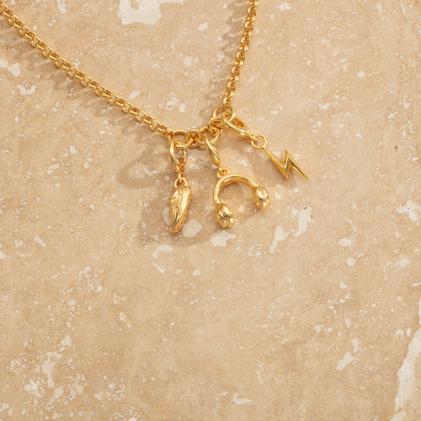 Gold Plated Running Trainer Charm