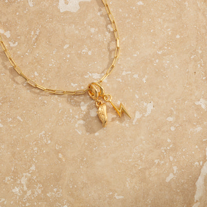 Gold Plated Running Trainer Charm