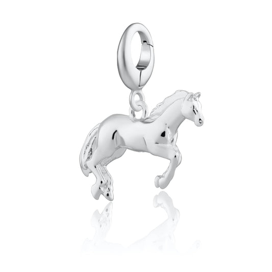 Silver Horse Charm | Animal Charms by  Lily Charmed