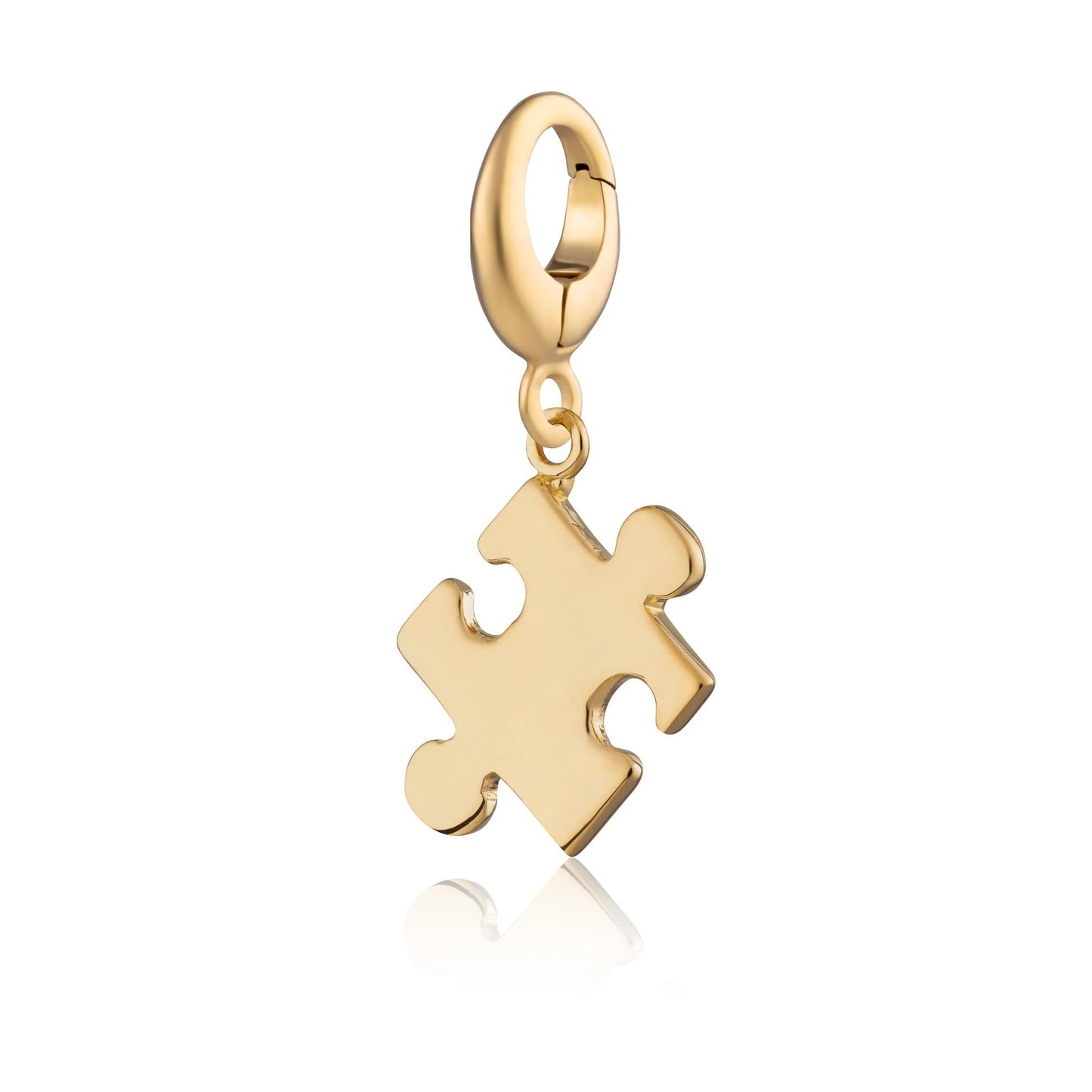 Gold Plated Jigsaw Charm | Lily Charmed