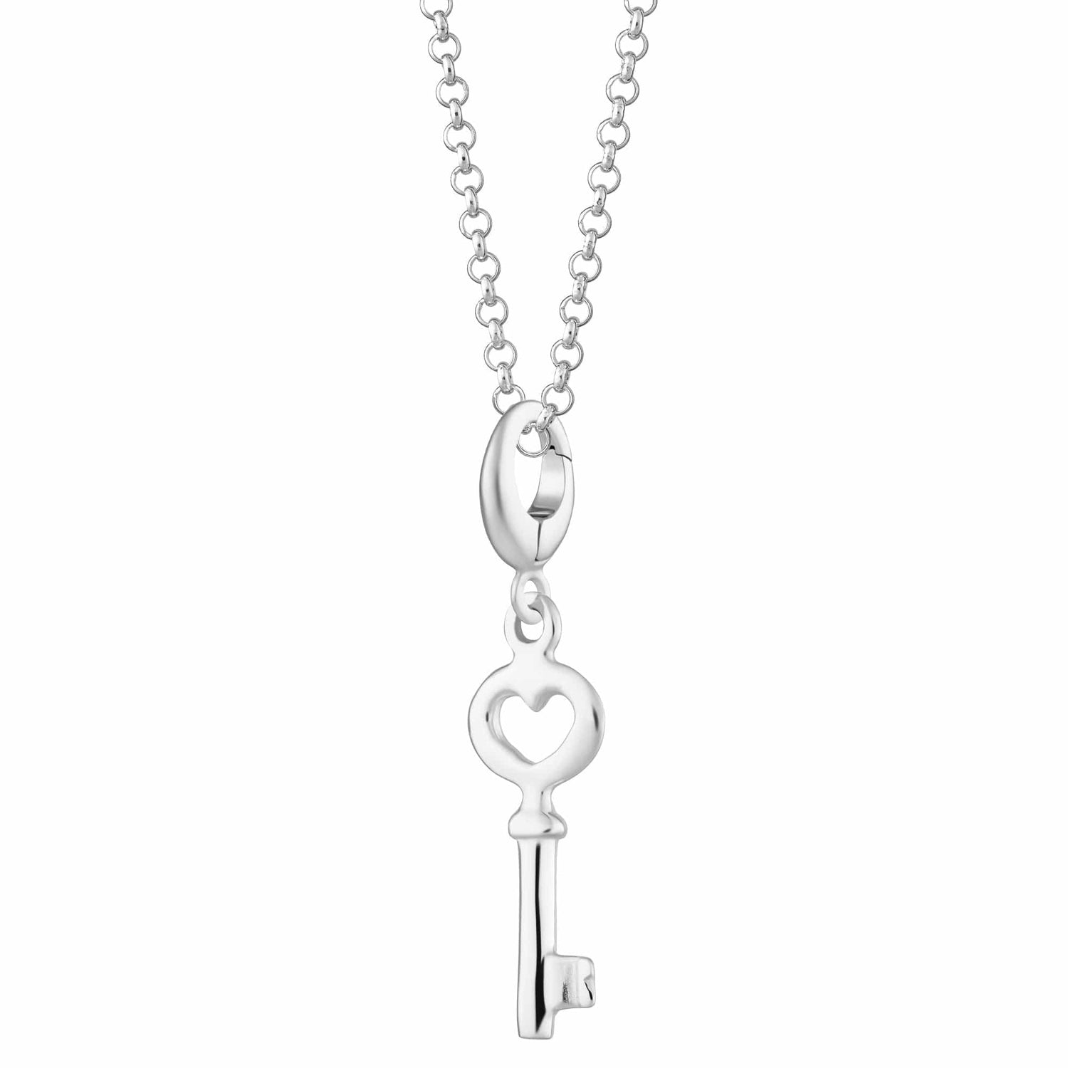 Silver Key Necklace | Lily Charmed