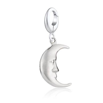 Silver Moon Charm | Celestial Charms | Lily Charmed