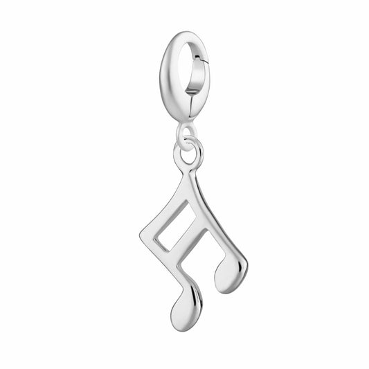 Silver Music Note Charm - Lily Charmed