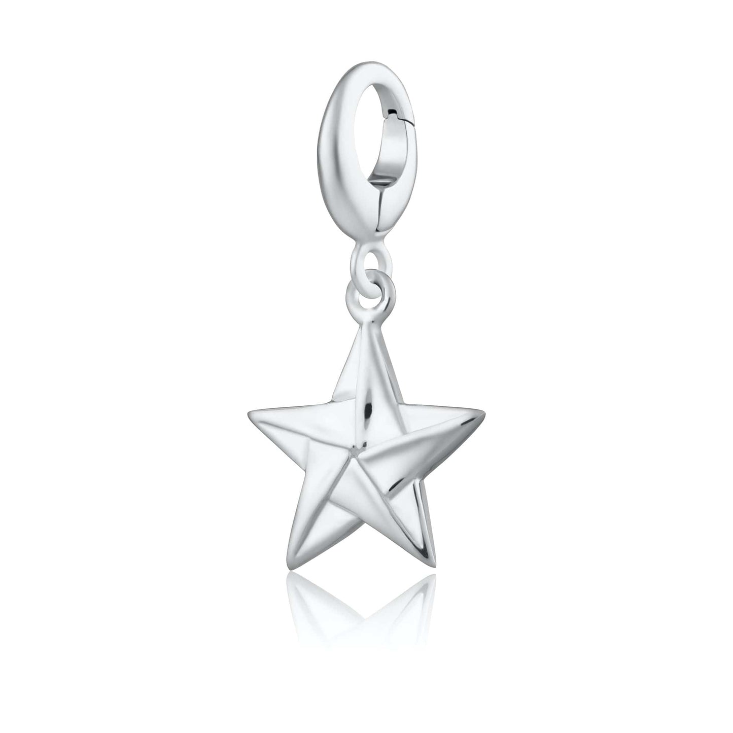 Silver Origami Star | Celestial Charm Jewellery | Lily Charmed