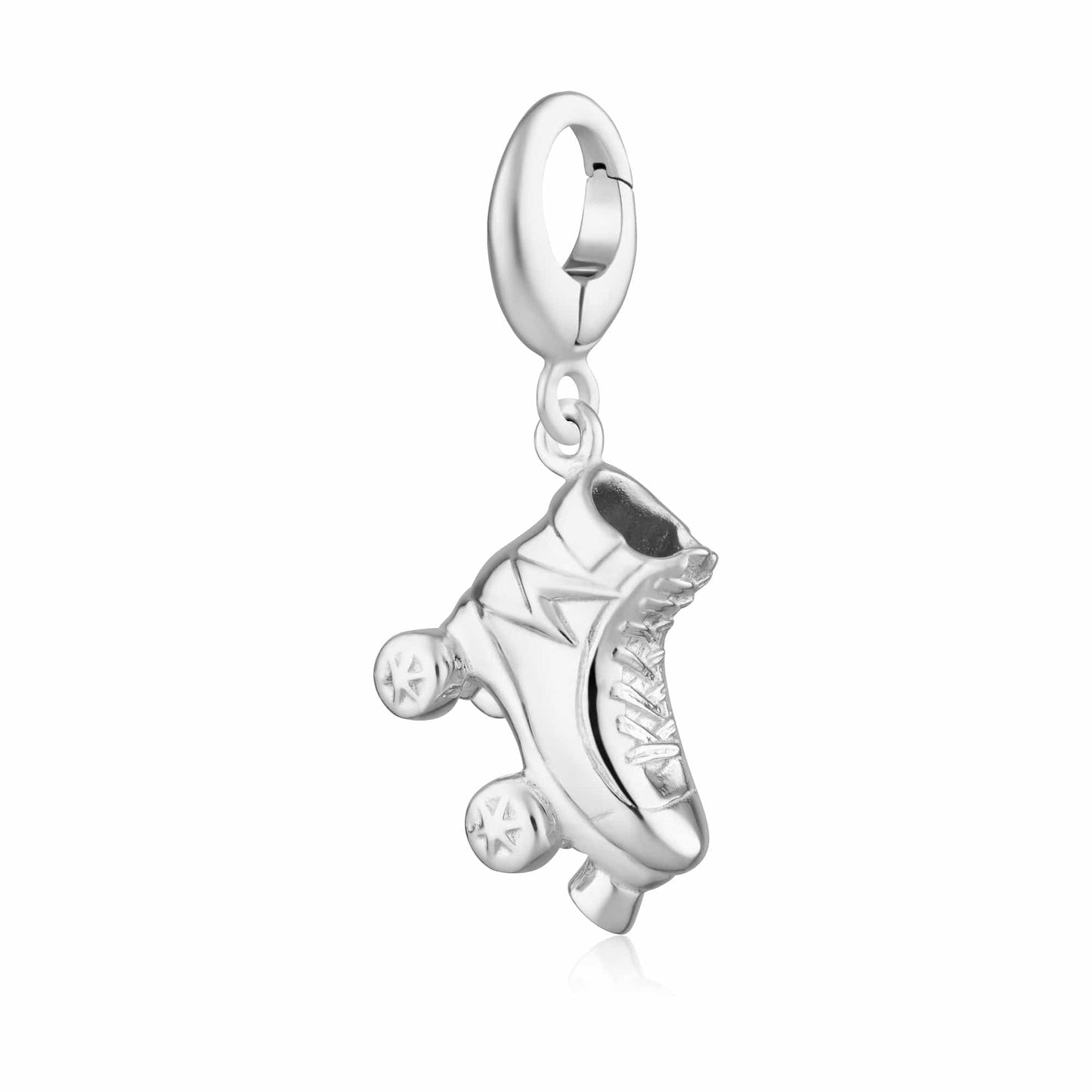 Silver Roller Skate Charm to Add to Charm Bracelet | Lily Charmed