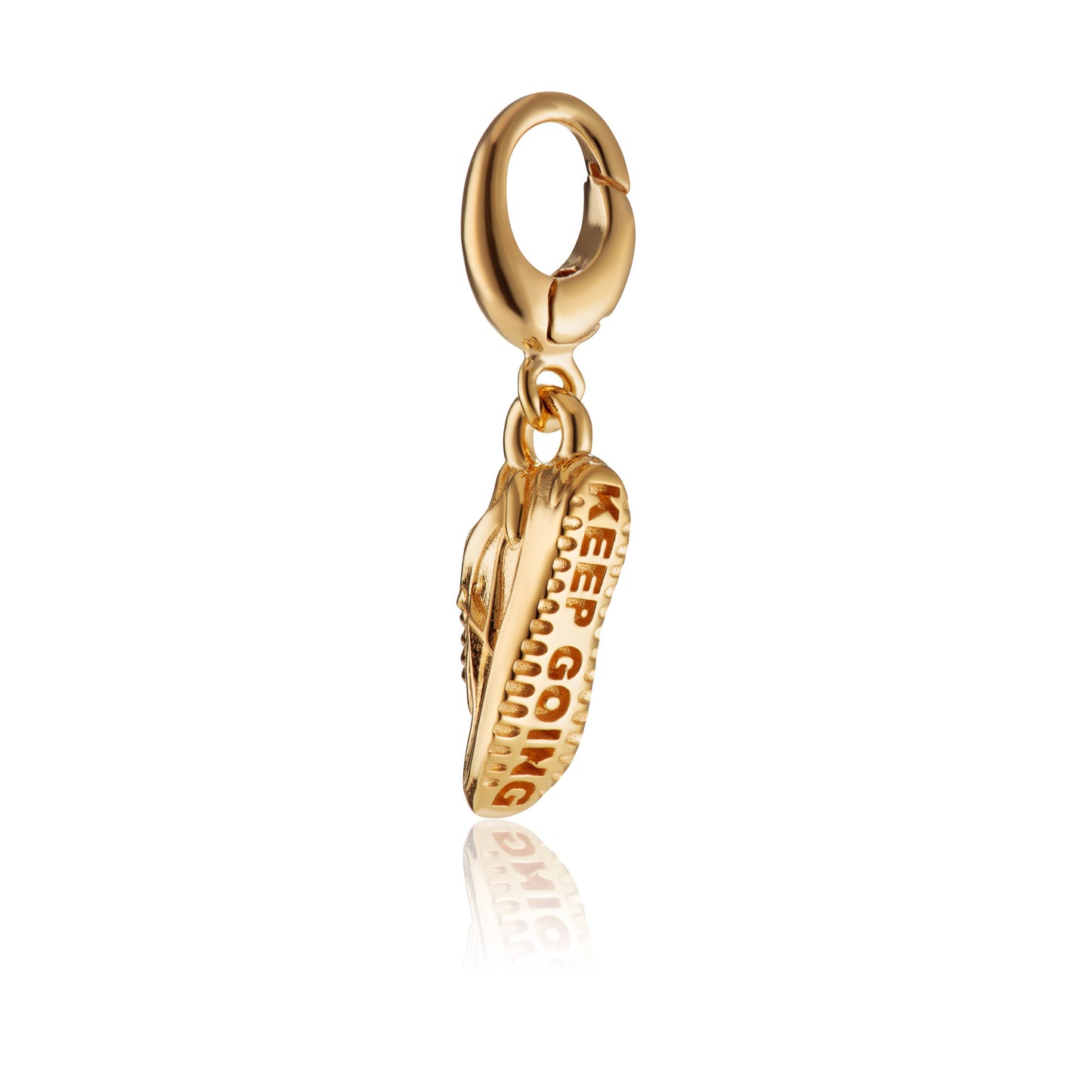 Gold Plated Running Trainer Charm