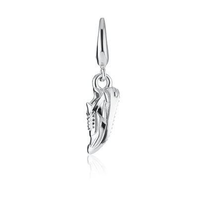 Silver Running Trainer Charm