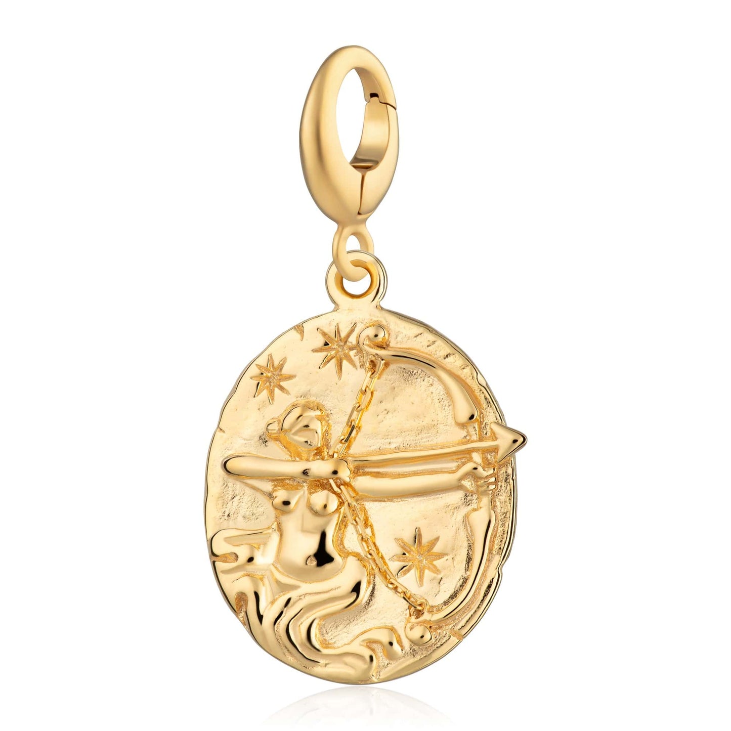 Gold Plated Sagittarius Zodiac Charm