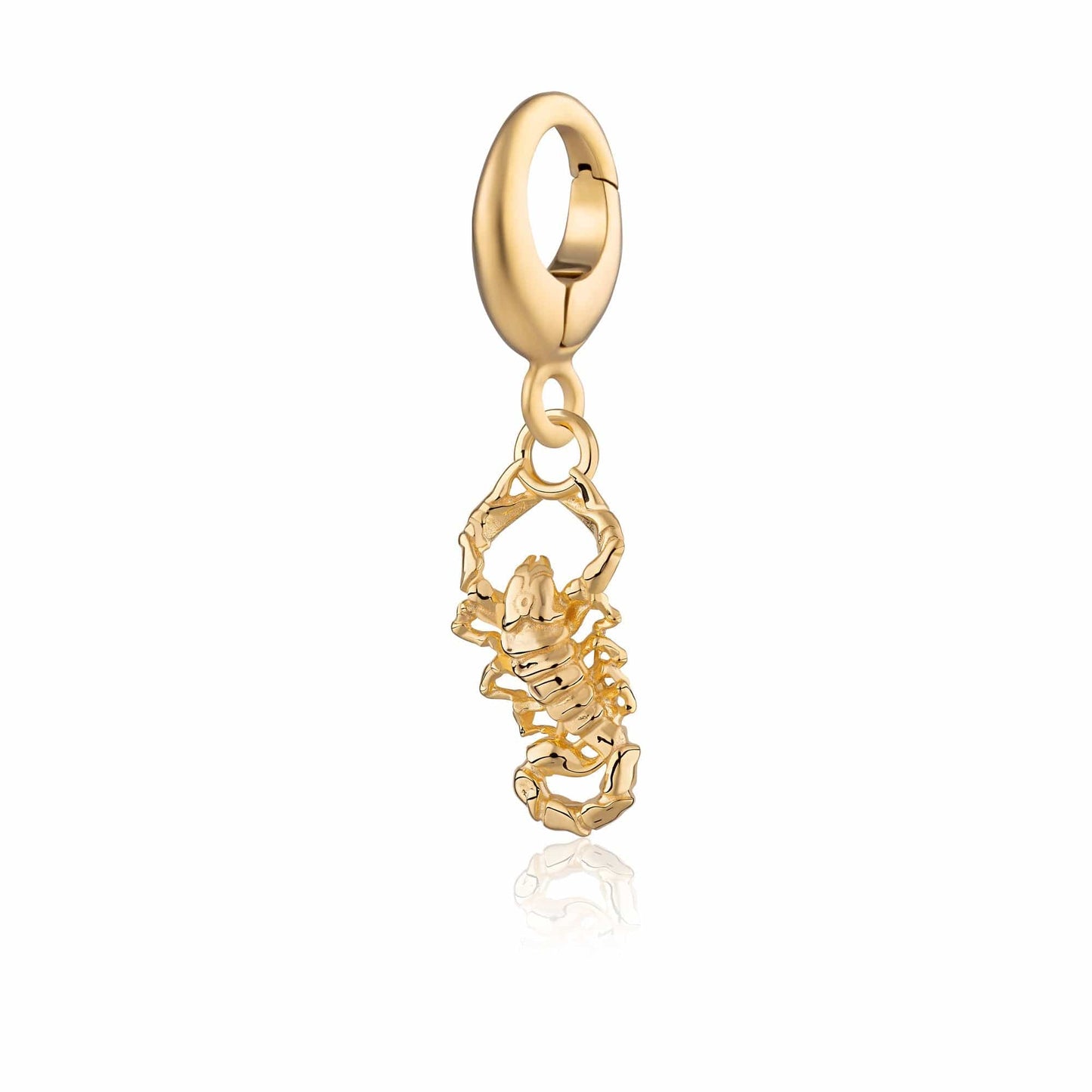 Gold Plated Scorpion Charm | Scorpio Zodiac Charm | Lily Charmed