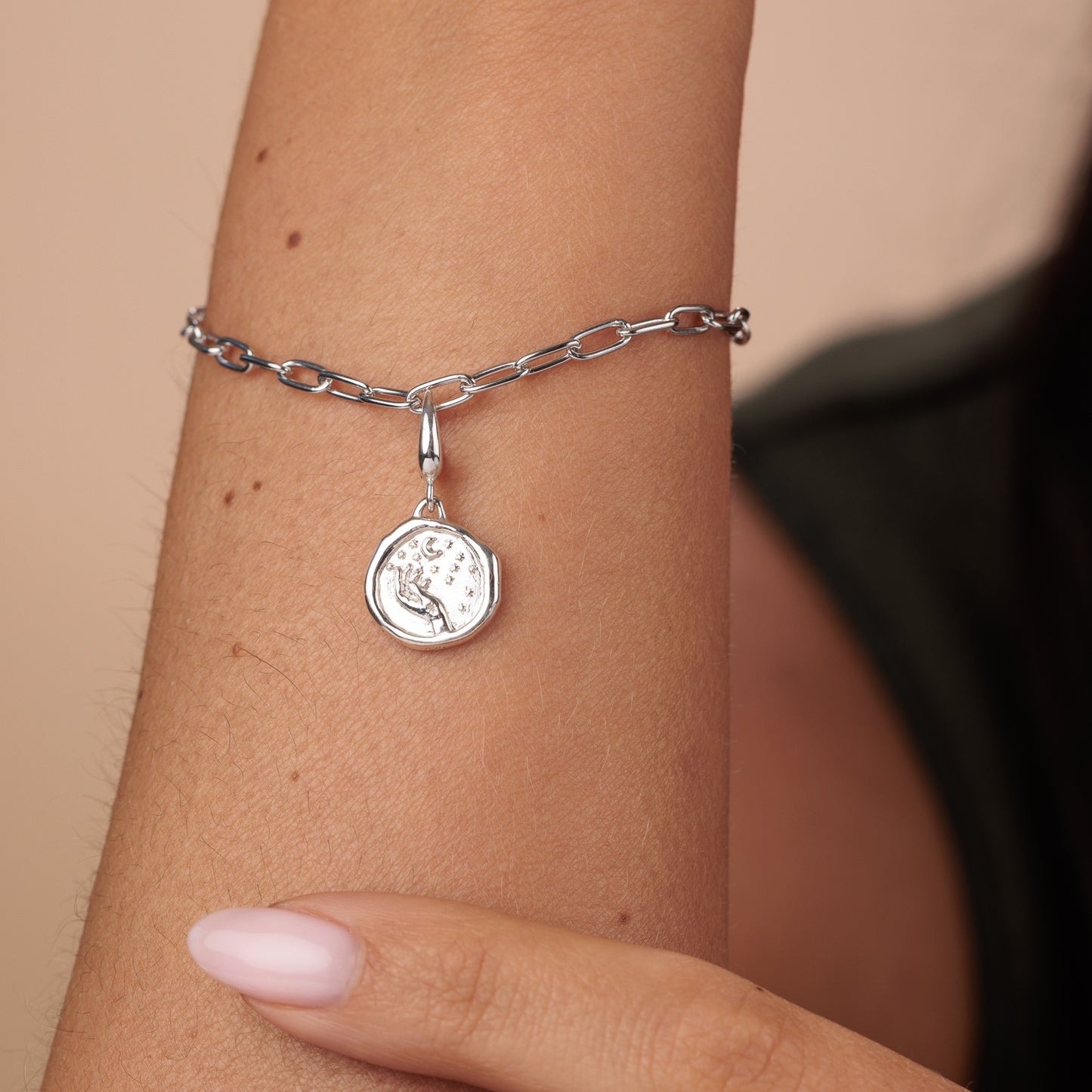 Silver Manifest Magic Charm