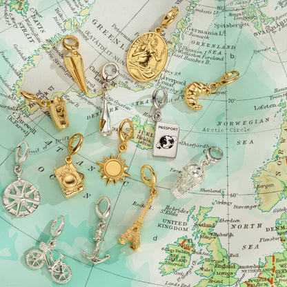 Silver Passport Charm