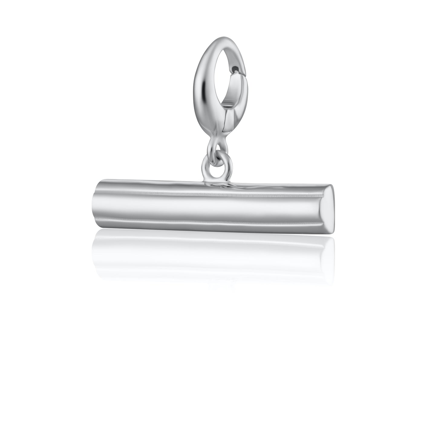 Engravable Silver T Bar Charm