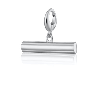 Engravable Silver T Bar Charm